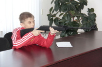 Жители Бурейского округа активно участвуют в тестировании ГТО по стрельбе из электронного оружия