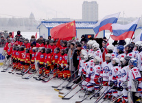 Международный товарищеский хоккейный матч Россия-Китай "Содружество-2019"