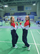 Амурские бадминтонистки выступили на Всероссийских соревнованиях «Новогодний волан»