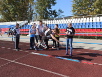 Осенний сезон тестирования Всероссийского комплекса ГТО в Белогорске открыли бегом, прыжками в длину и метаниями