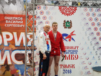 Никита Задорожный бронзовый призер чемпионата России по самбо среди студентов