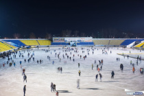 Завершение сезона. 23 февраля - последний день работы катка стадиона "Амур"