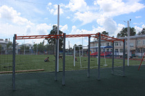 Капремонт пришкольного стадиона в Юхте вышел на финишную прямую: завершить работы намерены к концу месяца