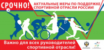 Актуальные меры по поддержке бизнеса спортивной отрасли России