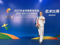 Александра Саковская завоевала «серебро» на спортивных играх стран БРИКС-2017