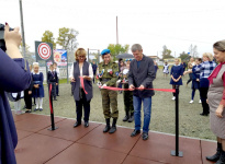 В селе Черновка Свободненского района открылась площадка для выполнения нормативов ГТО