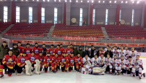 Сборные Амурской области по хоккею сыграли в Харбине