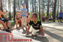 В оздоровительном лагере «Белогорка» участники спортивной смены выполнили нормативы ГТО