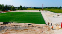 Реконструкция стадиона "Локомотив" в Шимановске вышла на финишную прямую