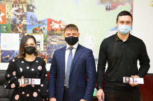 В минспорте области прошло вручение удостоверений мастера спорта